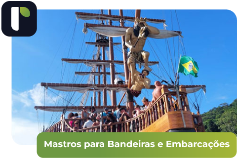 Mastros para Bandeiras e Embarcações